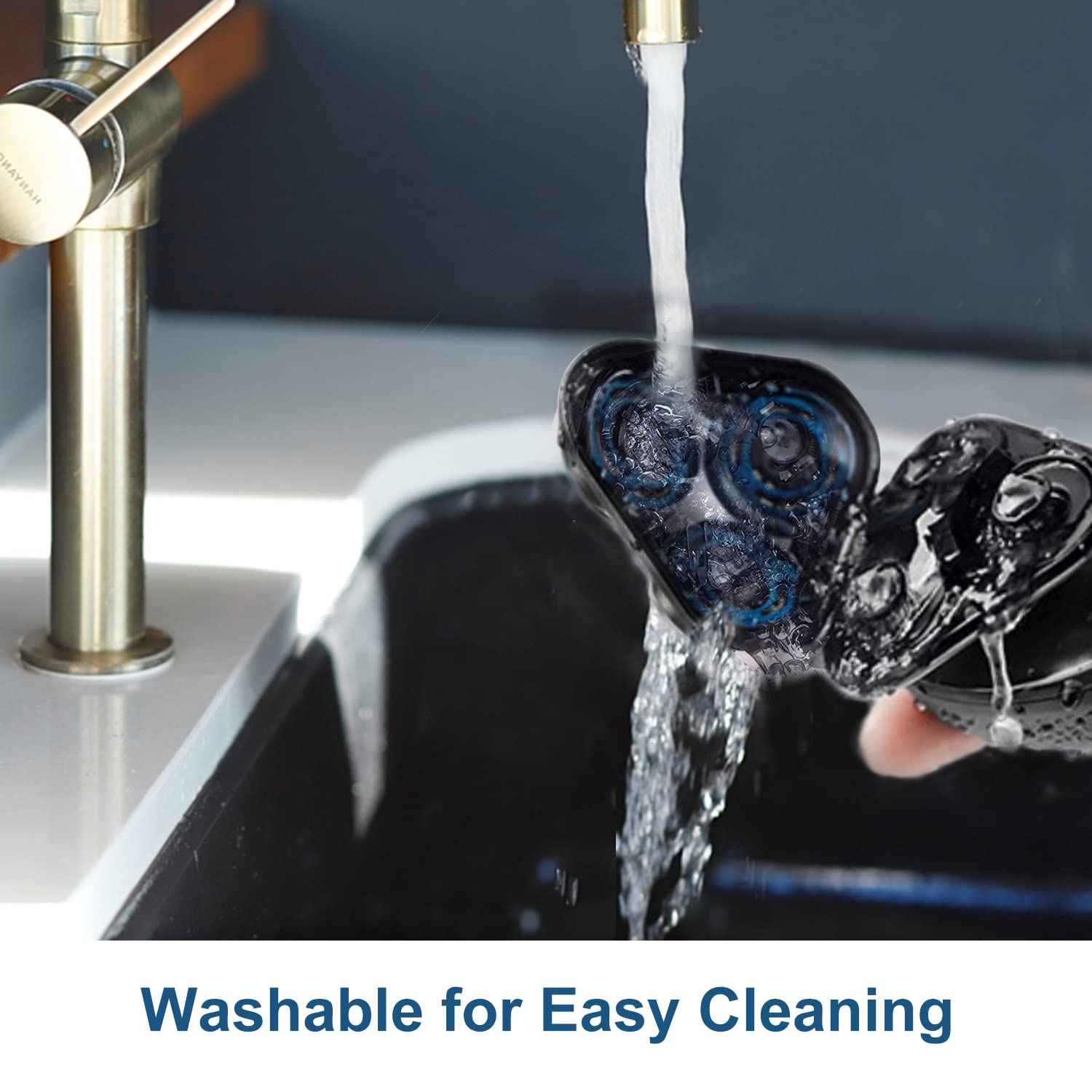 SH30 Replacement Heads Compatible with Philips Norelco Series 3000, 2000, 1000 Shavers and S738 Click and Style, 9 pack