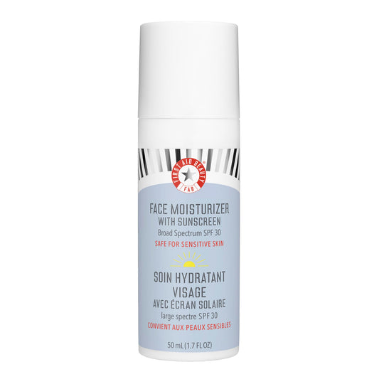 First Aid Beauty Ultra Repair Face Moisturizer with Sunscreen, SPF 30 – 2-in-1 Sun Protection + Daily Hydration – 1.7 oz