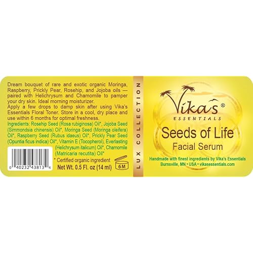 Vika's Essentials Facial Serum Seeds Of Life