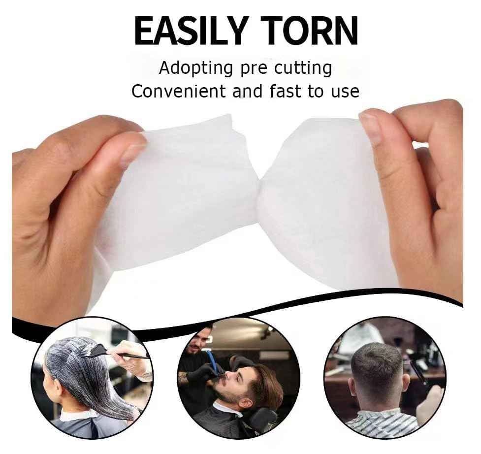 IOOROSE Pro 10 Rolls Neck Strips Hair Cutting Tool For Barber Shop Supplies Cutting Accessories Neck Paper