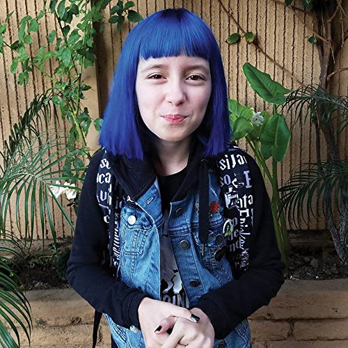 MANIC PANIC Classic Rockabilly Blue Semi Permanent Hair Color - True Neutral Blue Hair Dye for Women & Men That Lasts 4-6 Weeks - Vegan, Ammonia & Cruelty-Free - Create & Mix Custom Shades (4oz / 2pk)