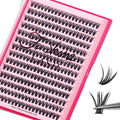 Cluster Eyelash Extensions 280pcs 10mm 40D Black Lashes