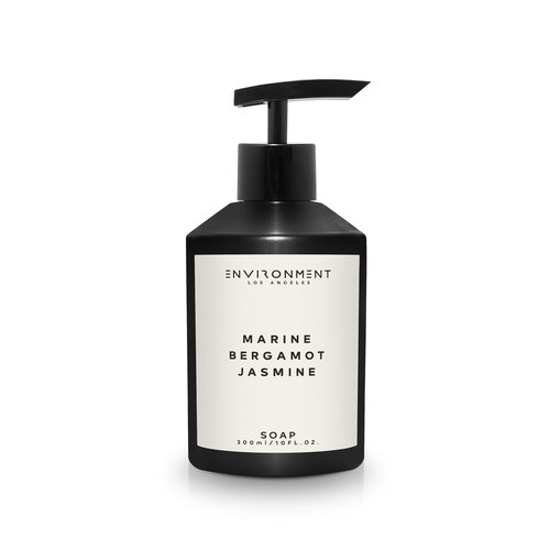 ENVIRONMENT Inspired by 5-Star Resort RC Hand Soap, 300ml Luxury Liquid Hand Soap (Marine | Bergamot | Jasmine) Home Essentials, Kitchen & Bathroom Soap, Hand Wash, Vegan & Cruelty-Free