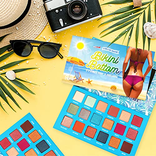 RUDE Bikini Bottom 18-Color Eye Shadow Palette - Vegan