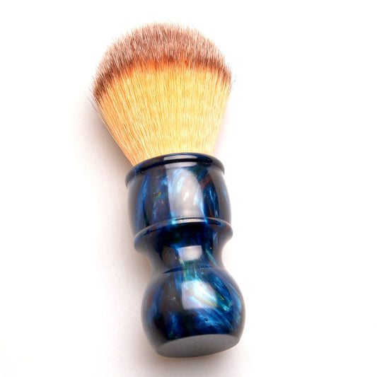 CSB SYNTHETIC Bristle Shaving Brush with Deep Blue Colorful Resin Handle