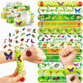 Bug Party Favors Set - 72PCS Tattoos & Slap Bracelets