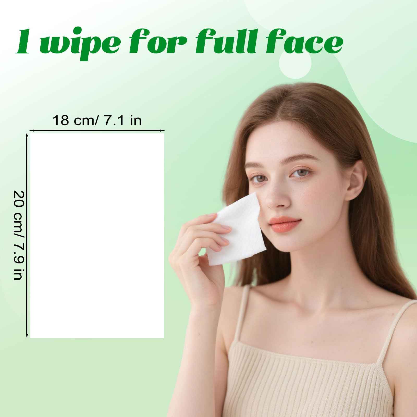 Makeup Remover Wipes Individually Wrapped, 120 Pcs Facial Cleansing Towelette Travel Size, Alcohol-Free, Gentle for Removing Makeup, Oil, Dirt