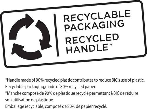 BIC Hybrid 5 Flex Men's Razor Refills with 5 Moveable Nano-Tech Titanium Blades - Box of 8 Cartridges