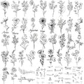 Waterproof Temporary Tattoos - 90 Sheets with Quotes & Flowers