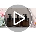 Pump Bottle Dispenser 600ml, 3-Pack Refillable Lotion Bottles