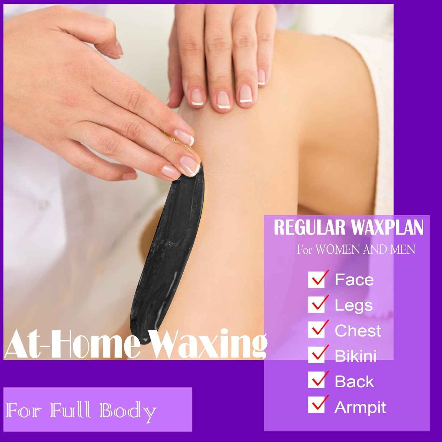 Wax Beads, 3.3pounds Hard Wax Beads Bulk for Hair Removal, Face Brazilian for Bikini, Leg, Underarm, Wax Beans At Home Waxing Kit (Black Currant)