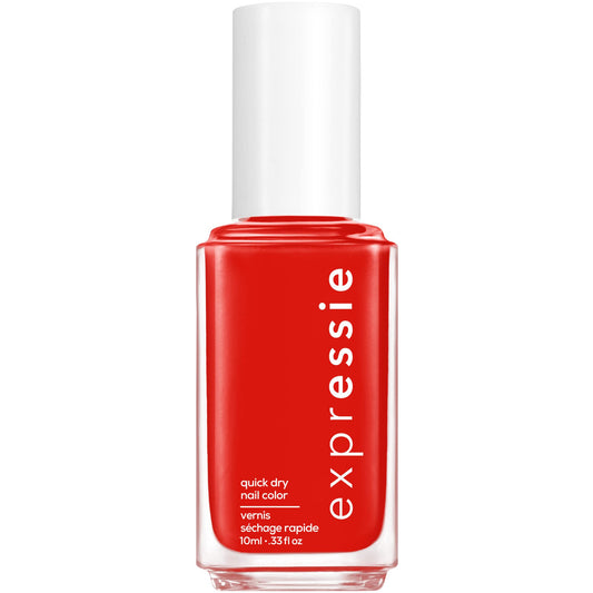 essie Nail Polish, Expressie Quick-Dry Nail Color, Vegan, Word On The Street, Red, Send A Message, 0.33 fl oz