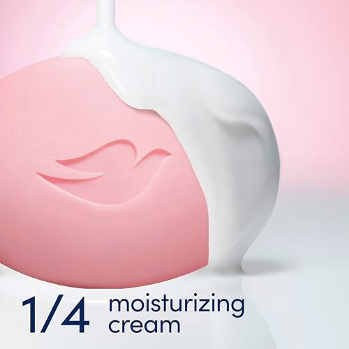 Dove Pink Rosa Beauty Bar Soap, 8 Count, 3.75 oz, Moisturizing Cleanser