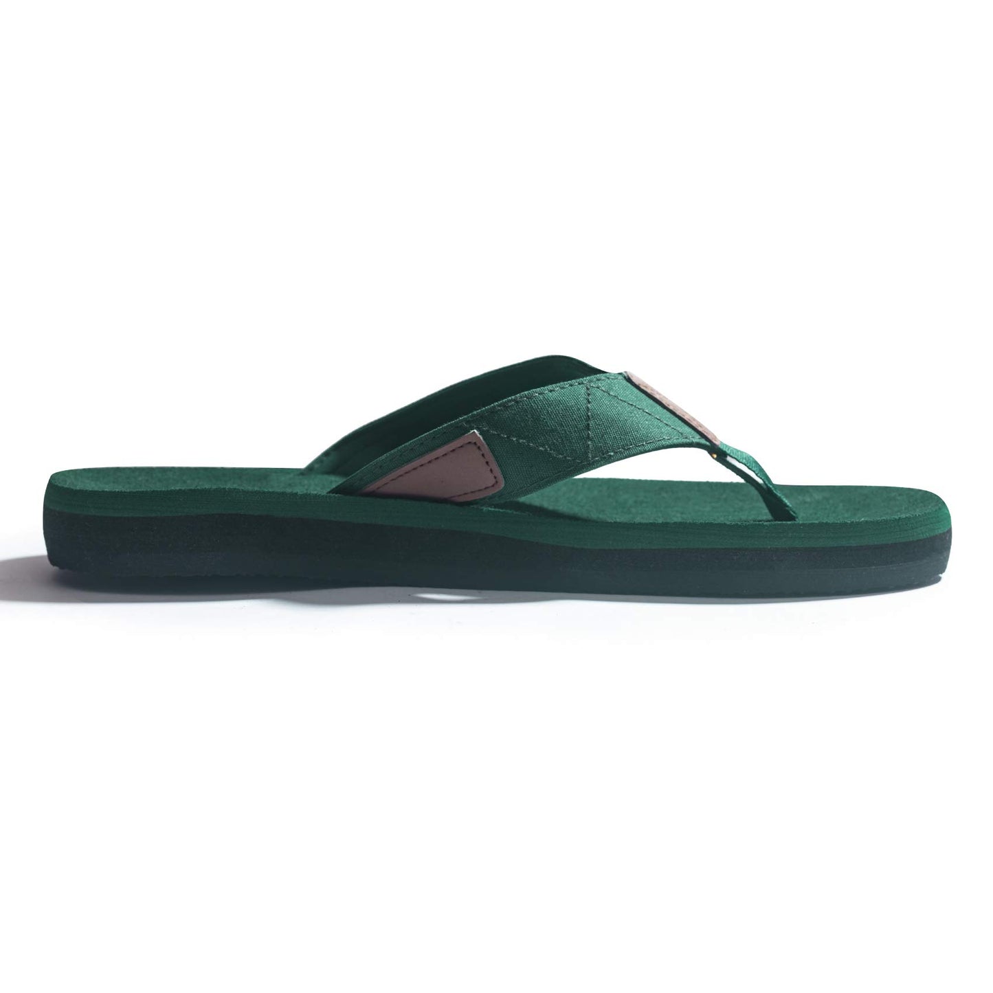 FITORY Men's Flip-Flops, Thongs Sandals Comfort Slippers for Beach Green Size 7