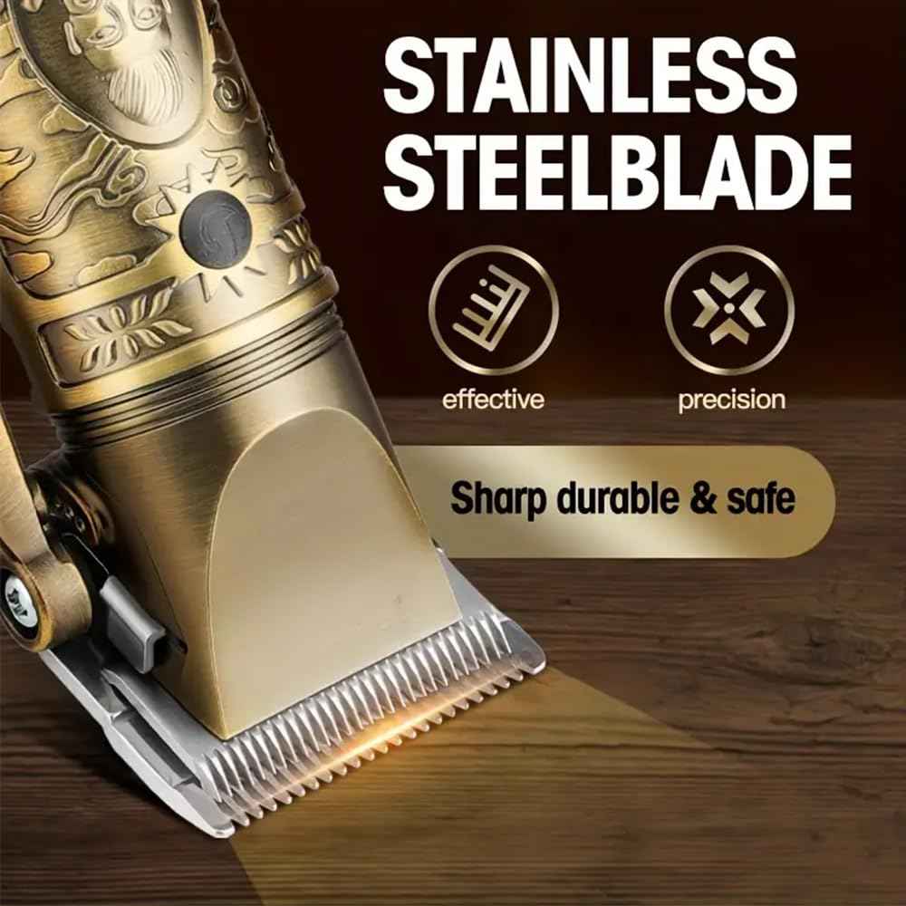 YHAYHO Hair Clipper for Men, Cordless Hair Clipper, Rechargeable Hair Cutting Machine with LED Display