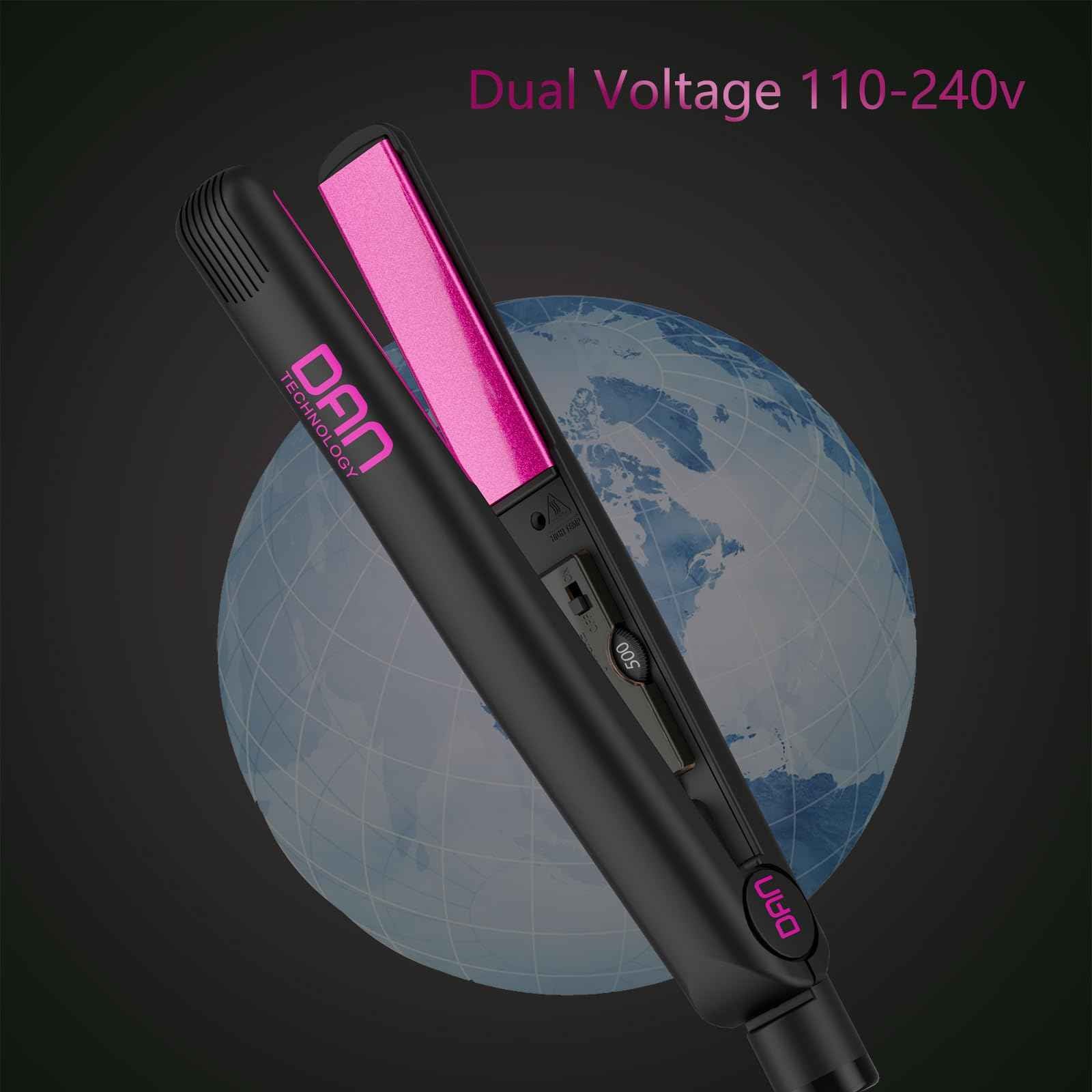 Dual Voltage Pressing Comb,Dual Voltage Flat Iron for Thick Hair