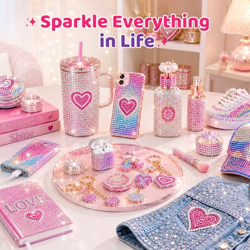45000PCS Rhinestones Bedazzling Kit for Crafts & DIY Projects - All-in-One Jewelry & Decor Supply