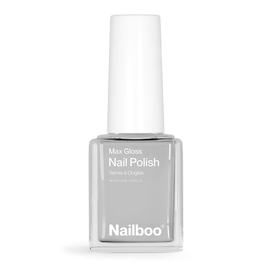 Nailboo PREMIER Max Gloss Nail Polish, (Beige) Chestnut Chills Nail Color, DIY Nails Salon Quality, Glossy Non-Gel Nail Polish, 0.5 oz.