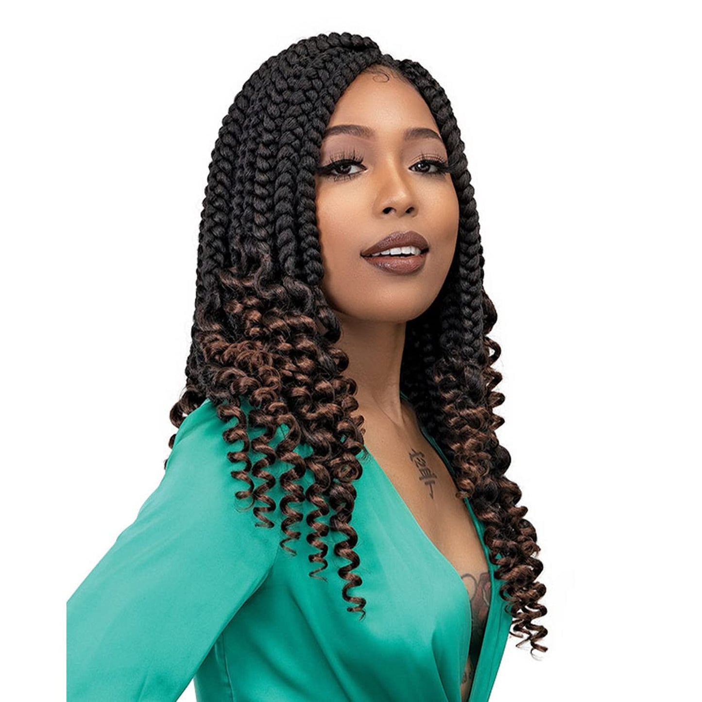 Janet Collection Crochet Braids Nala Tress 2X Jumbo Coi Box Braid 14" (3-pack, 27)