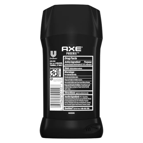 AXE Antiperspirant Deodorant Phoenix Mint & Rosemary 4 Pack 2.7 oz Men’s