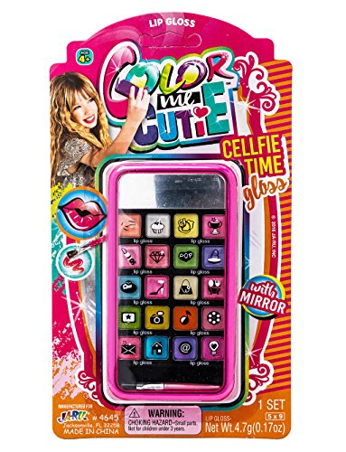 Kids Makeup Kit with Phone Case Mirror - Washable & Non Toxic
