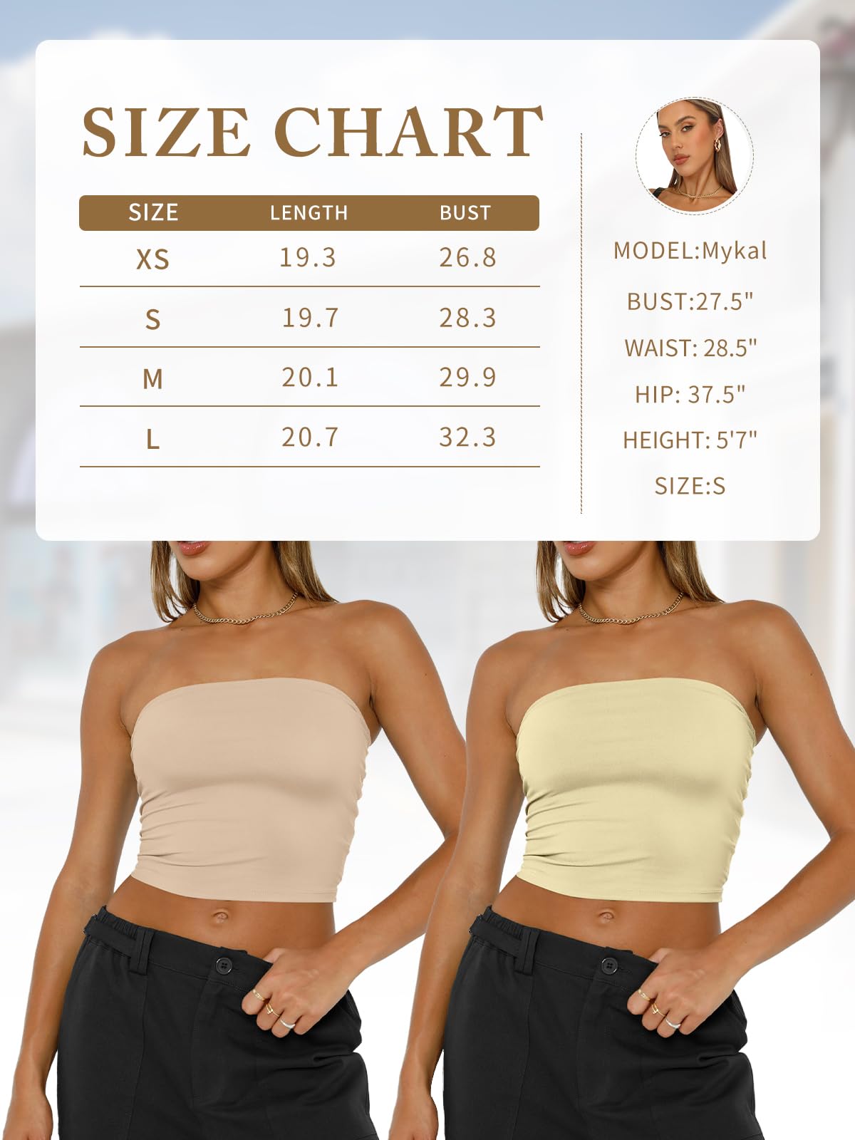 Trendy Queen Crop Tops for Women Bandeau Strapless Summer Vacation Outfits 2024 Sexy Tube Going Out Tops Basic Backless Cute Sleeveless Slim Fit Teen Girls Clothes Red