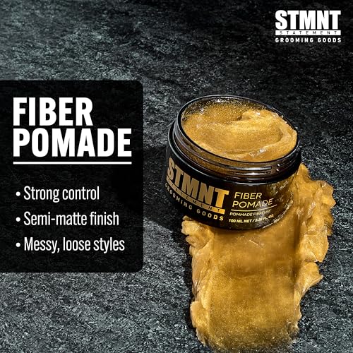 STMNT Fiber Pomade | Semi-Matte Strong Control Hair Styling