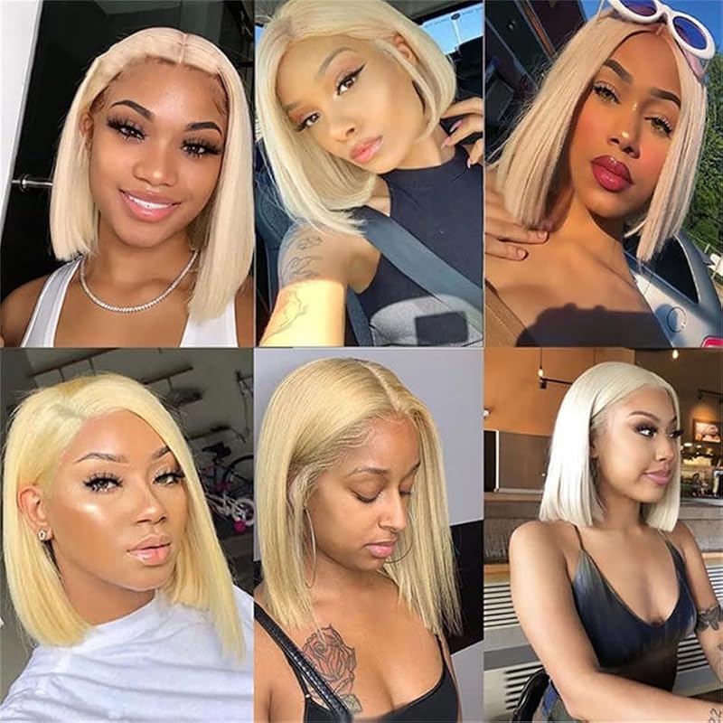 613 Blonde Lace Closure 4x4 HD Transparent 26" Human Hair
