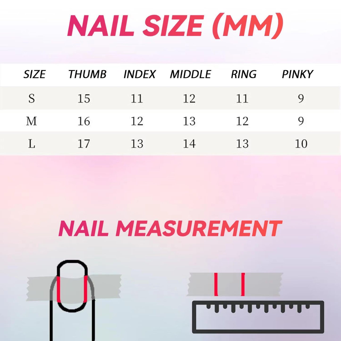 Nosacen 100% Handmade Nails,10 Pcs 3D Handmade Press On False Nails,Hand-painted Artificial Nails With Glue for Women and Girls Easy DIY Nail Art at Home Application (#8002-S)