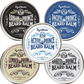 BushKlawz Beard Balm and Leave-in Conditioner, 5 Full Size 2.0 oz Balms - Urban, Lumber, Pacific, Naked Prince Fragrance Free, Premium Line, Great Gift for Christmas, Father's Day