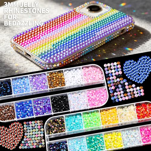 Rhinestone Bedazzling Kit 10000PCS with Glue & Tools