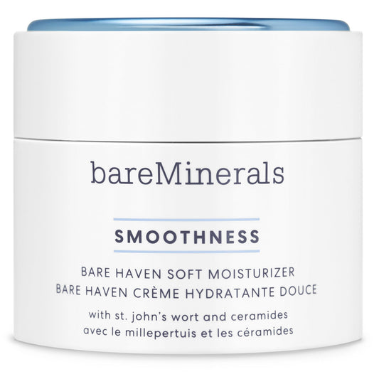 bareMinerals Smoothness Bare Haven Soft Moisturizer For Face, Hydrating Moisturizer Face Cream, Softening Face Moisturizer for Women, Vegan