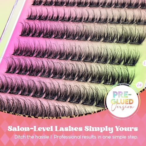 Self Adhesive Lash Clusters - D Curl Wispy Reusable Lashes