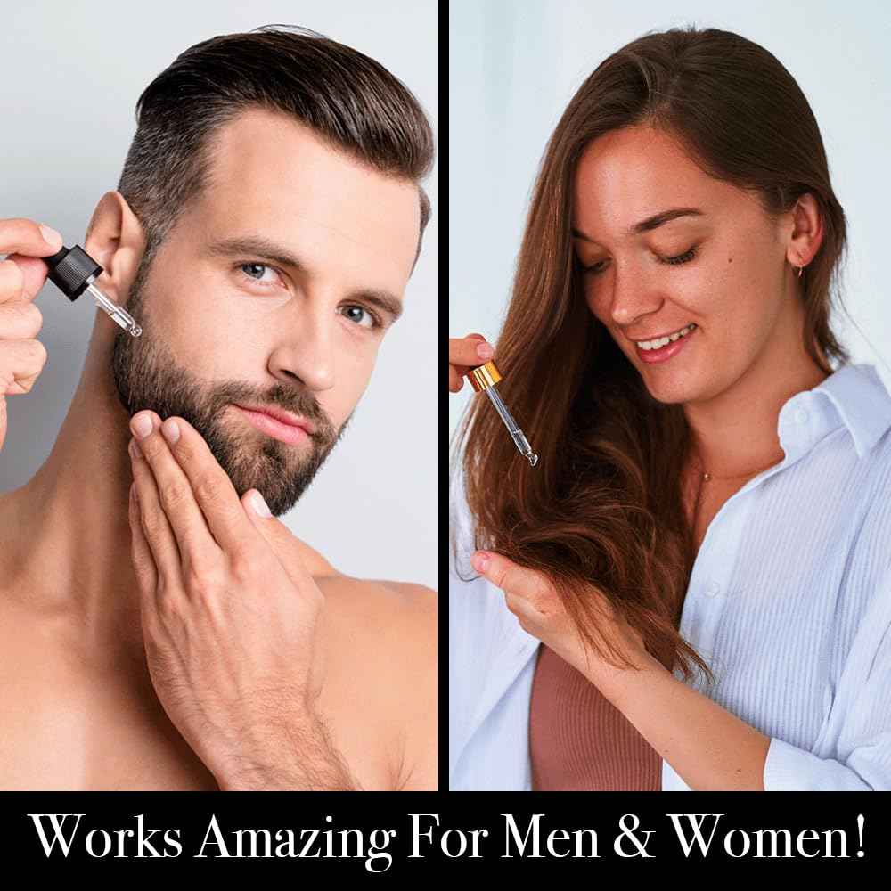 Pete & Pedro BOOST Hair & Beard Strengthening & Growth Natural Scalp Health Serum Oil For Men & Women - With Rosemary, Biotin & 20 plus Essential Oils | Shark Tank Featured, 2 oz.