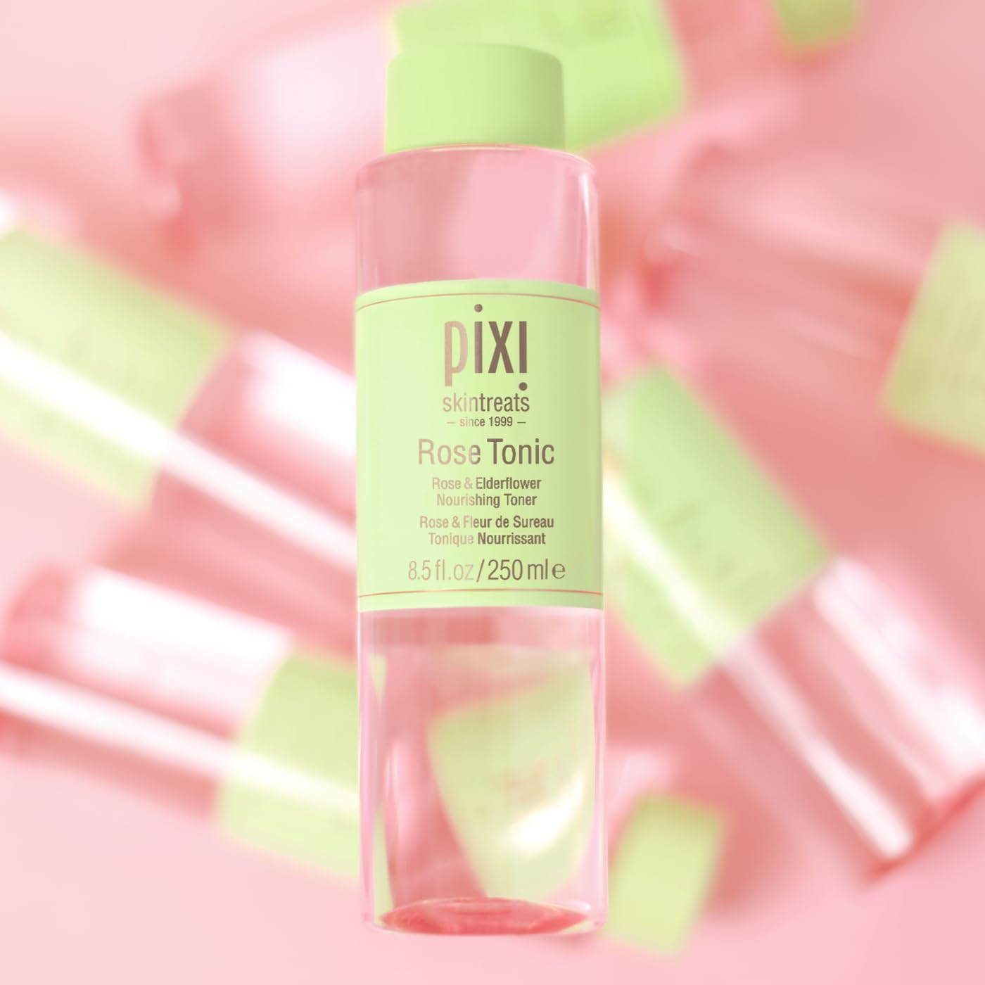 Pixi Rose Tonic Rose Hydrosol Toner Hydrates Skin, Minimize Redness, Rehydrates and Replenishes, 8.5 fl oz