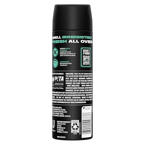 AXE Apollo Deodorant Body Spray for Men, 5.1 oz