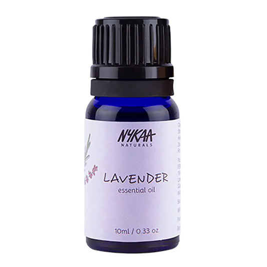 Nykaa Naturals Essential Oils, Lavender, 0.33 oz - Anti-Dandruff Hair Oil - Moisturizing Face Oil for Acne Control - Body Oil to Soothe Sunburn