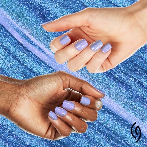 China Glaze Good Luxe Charm Periwinkle Blue Glitter Nail Polish 0.5 fl oz