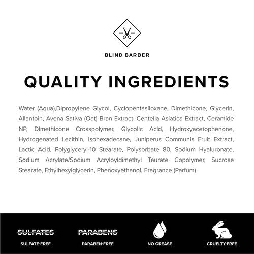 Blind Barber elixBoost Hydrating Balm - Daily Face Moisturizer for Men - Mens Anti-Aging Moisturizer with Juniper Berry Extract - Hydrates & Protects Skin Barrier (3.2oz / 100ml)