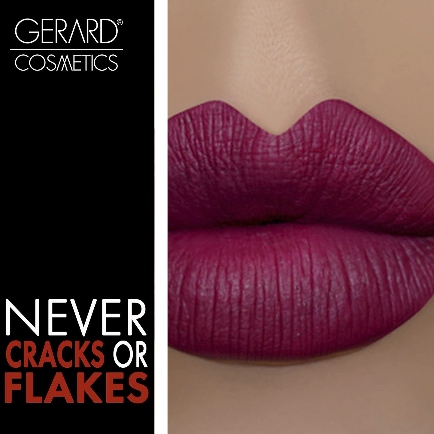 Gerard Cosmetics HydraMatte Liquid Lipstick Wine Down | Wine Lipstick with Matte Finish | Long Lasting and Non-Drying | Super Pigmented Fully Opaque Lip Color