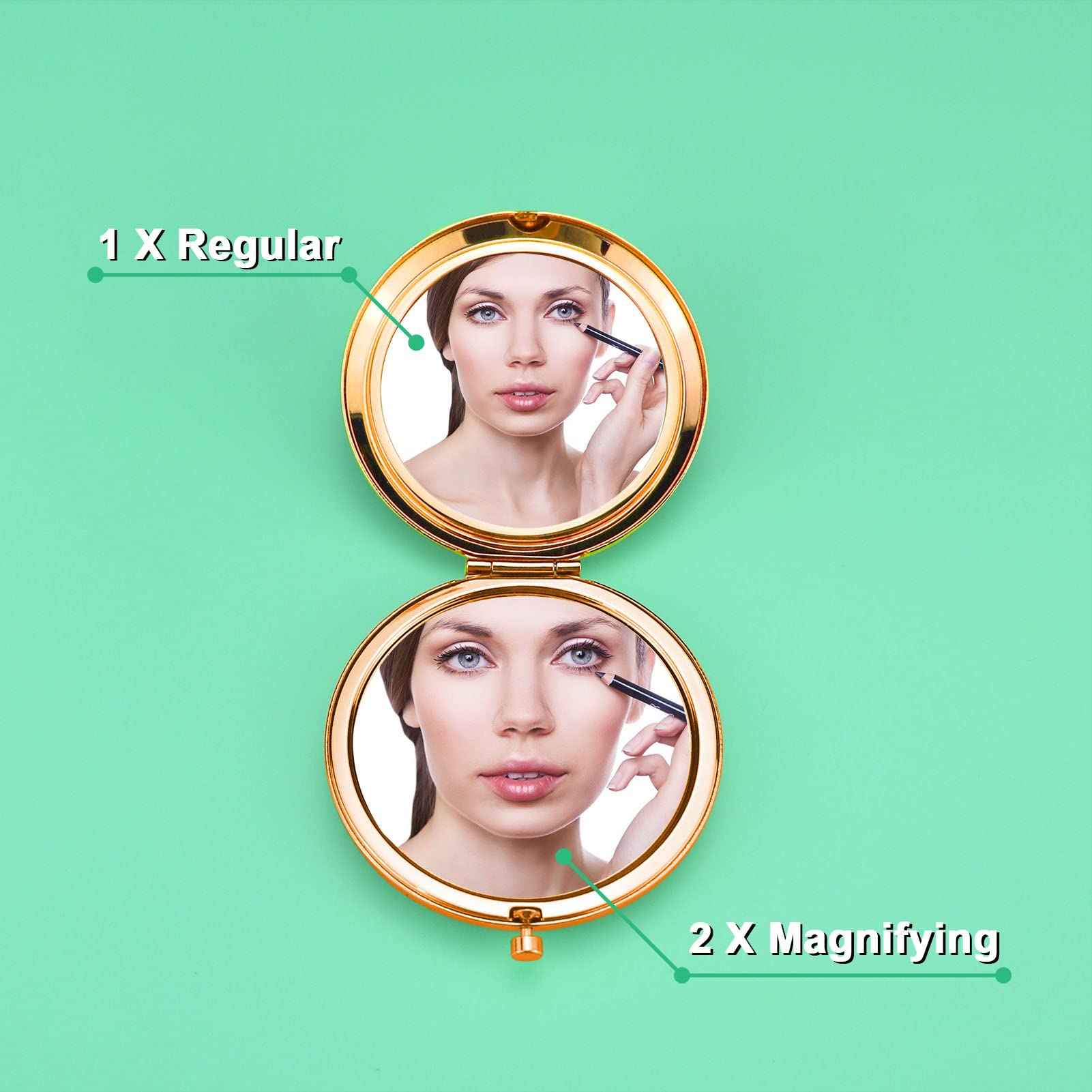 Pastor Wife Appreciation Gifts Thanks You Gift Compact Makeup Mirror for Her Religious Gift for Minister's Wife Inspirational Gifts Folding Makeup Mirror for Pastor Wife Birthday Thanksgiving