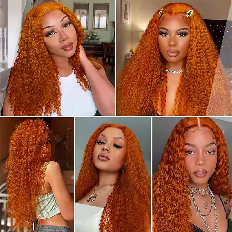 Ginger Deep Wave Human Hair Bundles - 350 #350 Color, 18-22 inch