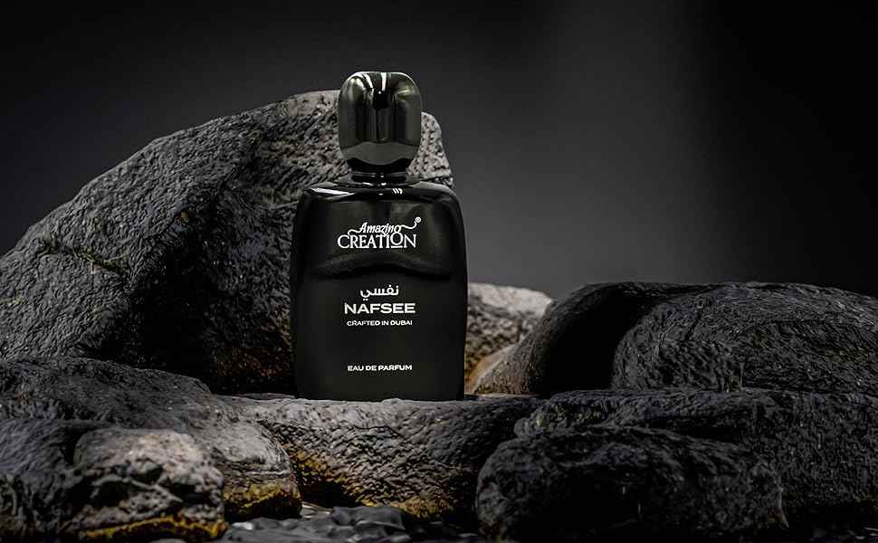 Amazing Creation Nafsee Eau De Parfum For Men, Woody, Floral, Aromatic Fragrance, 3.4 FL OZ / 100ml