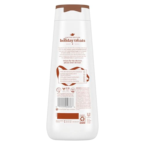 Dove Limited Edition Holiday Treats Body Wash for Deep Nourishment Pecan Buttercrunch 20 oz