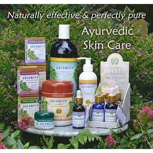 Auromere Ayurvedic Bar Soap, Tulsi Neem - Eco Friendly, Handmade, Vegan, Cruelty Free, Natural, Non GMO (2.75 oz), 2 pack