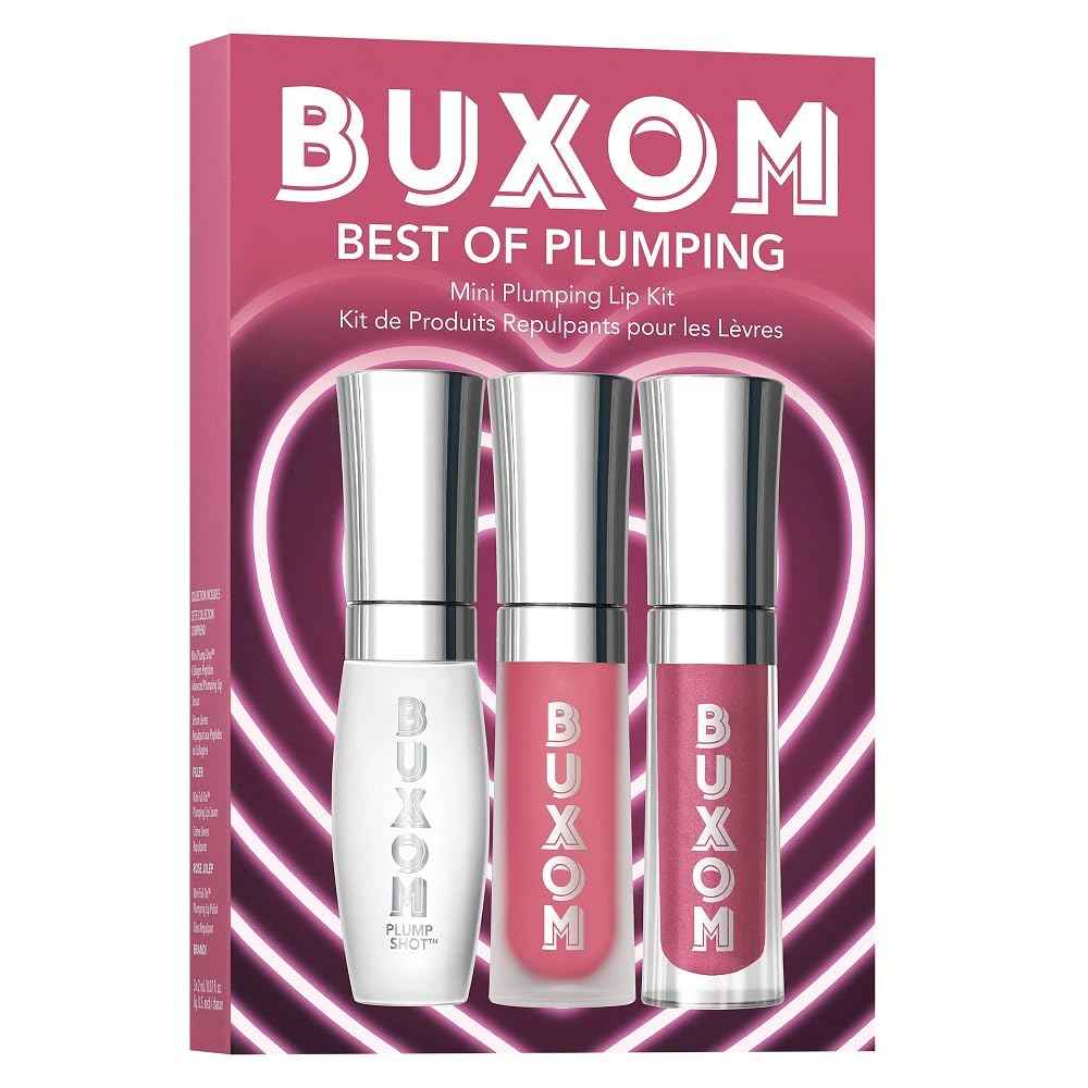 Buxom Plump Shot Peptides Lip Serum, Filler, Brandi, Rose Julep