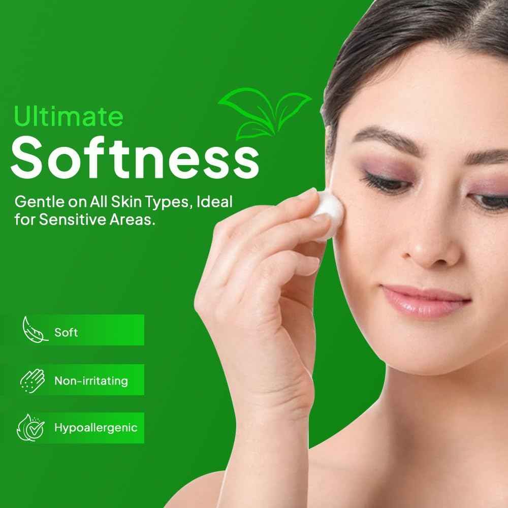 Spa Stix Cotton Balls. 500 Count Medium Size. Non Sterile Super Soft.,White