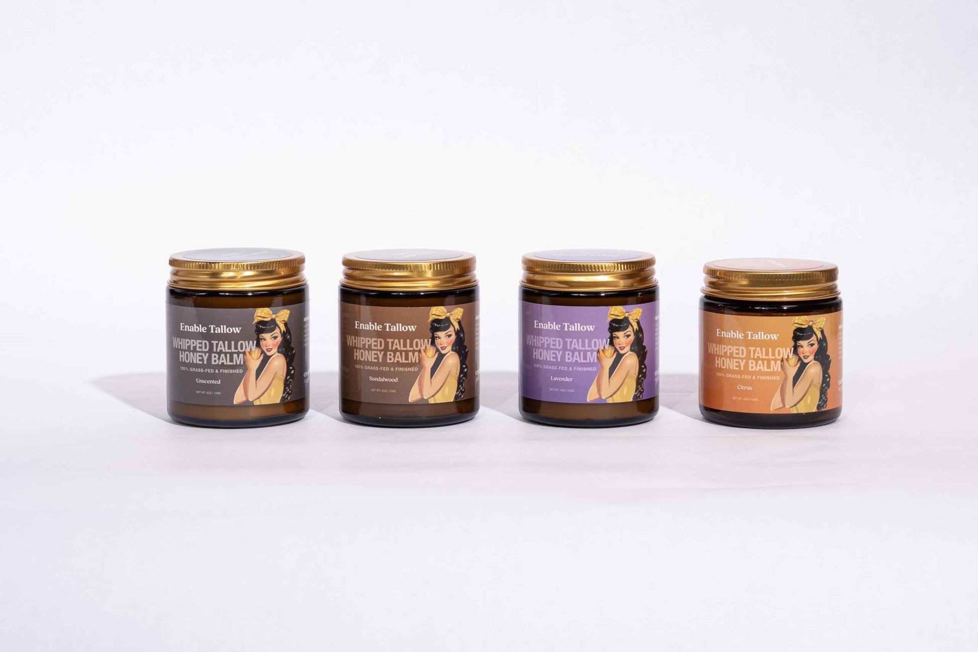 Enable Tallow Face & Body Cream – Whipped Beef Tallow & Manuka Honey Balm for Dry Skin, Eczema & Sensitive Skin – Natural Moisturizer, Lavender Scent, 4oz