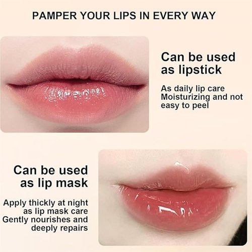 Calyphra Revulve True Tone Lipstick, Transferproof Color Changing Lipstick, Gold Crystal Color Changing Lip Stick, PH Color Changing Long Lasting Moisturizing Lip Gloss (1pc)