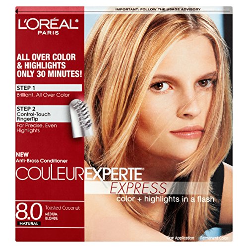 L'Oreal Couleur Experte Hair Color & Highlights Kit, Toasted Coconut